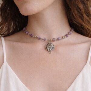 𝅺ARTISANAL Handmade Amethyst Necklace💜